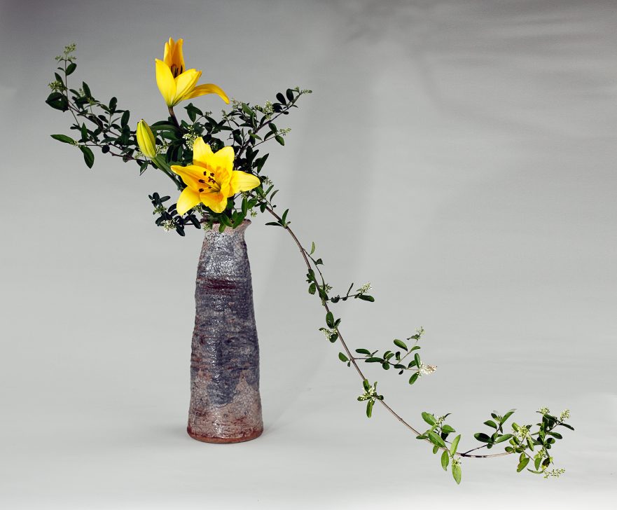 Ikebana, Sogetsu, hängendes Nageire