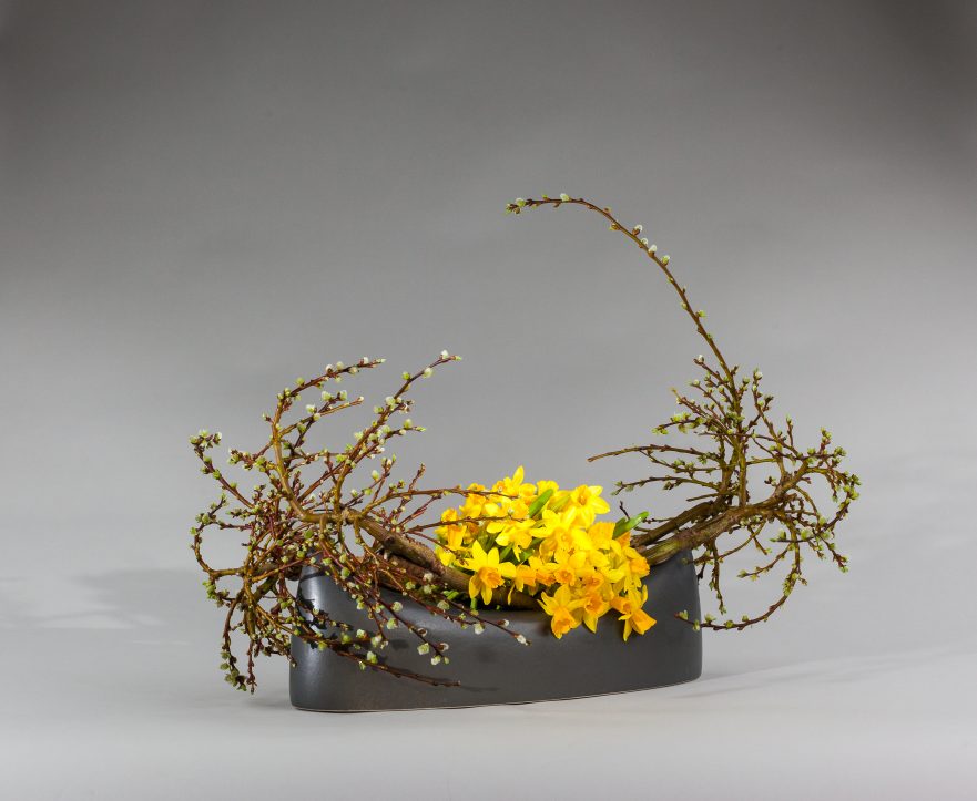 Ikebana, Sogetsu, freies Arrangement