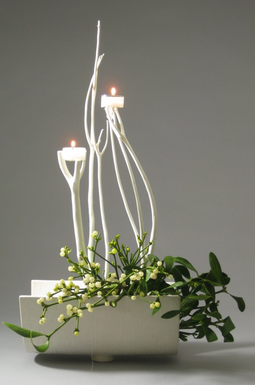 Ikebana, Sogetsu, Ikebana zu deutschen Festen, Weihnachten (von Ayako Graefe)